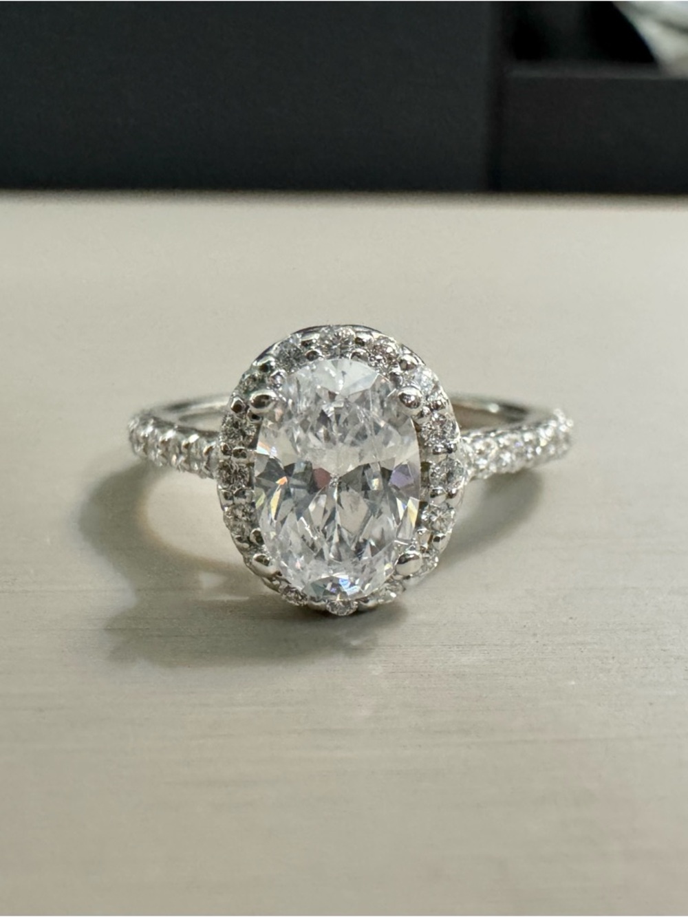 RITANI 14K White Gold Diamond Engagement Ring
